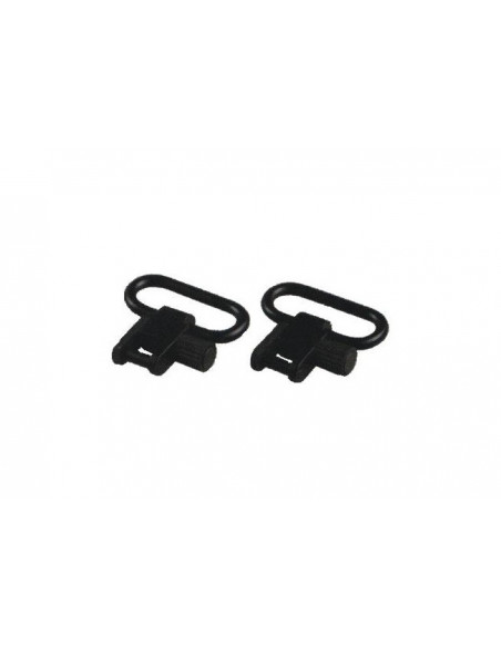 Portacinghia americano senza vite con sicura     Dimensioni anello: 23 x 6 mm     Confezione da 2 pezzi