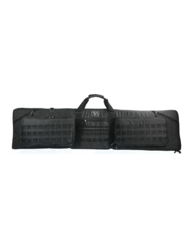 Fodero per armi lunghe pro series deluxe tactical gun case cordura 600D 132x32x6 cm  impermeabile 3 - way con bratelle zaino