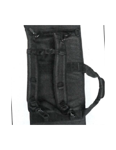 Fodero per armi lunghe pro series deluxe tactical gun case cordura 600D 132x32x6 cm  impermeabile 3 - way con bratelle zaino 2