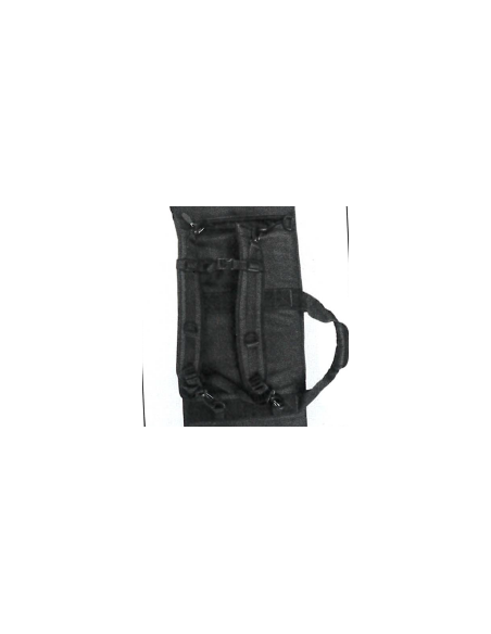 Fodero per armi lunghe pro series deluxe tactical gun case cordura 600D 132x32x6 cm  impermeabile 3 - way con bratelle zaino