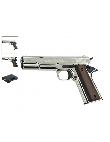 PISTOLA A SALVE B96 CROMATA CAL.8MM (SCACCIACANI)  PISTOLE A SALVE