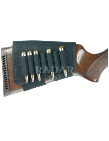 Radar Portacolpi Giberna in cordura e foderato, da applicare sul calcio della carabina, con 7 celle elastiche Cod. 1038-1821