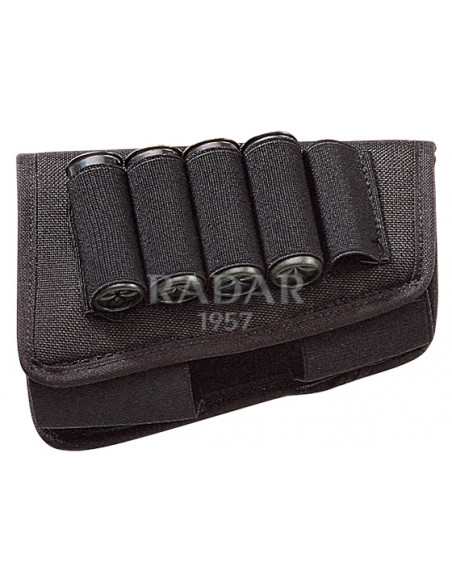Radar portacolpi calcio giberna in cordura con 5 celle in elastico porta cartucce varie calibro 12 Cod. 1038-1801
