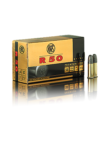 RWS MUNIZIONI CARTUCCE CAL .22LR R50 SUPER MATCH 40grs Conf. da 50pz*
