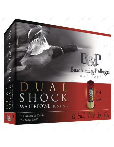 Cartucce Bschieri  Pellagri calibro 12 DUAL SHOCK 32
