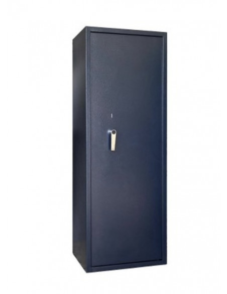 Cassaforte VIRO Armadio Porta Fucili 10/12 posti con tesoretto. Chiusura a chiave con doppia mandata BLU Cod.4493T