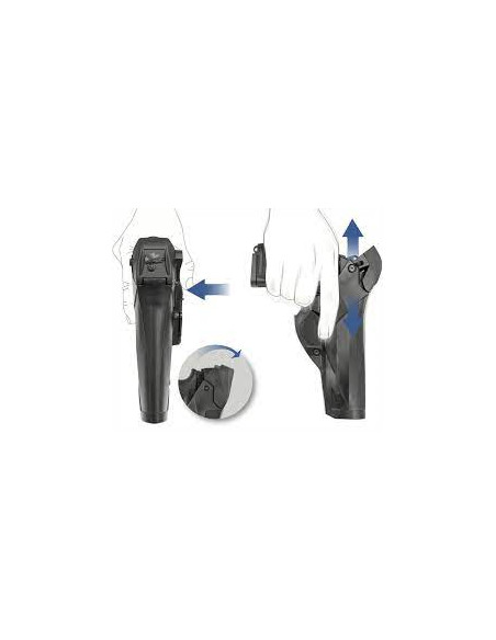 Fondina in polimero professionale con doppia sicura Vega Holster polimero CC x 92 98 FS DCA800/ SX MANCINA