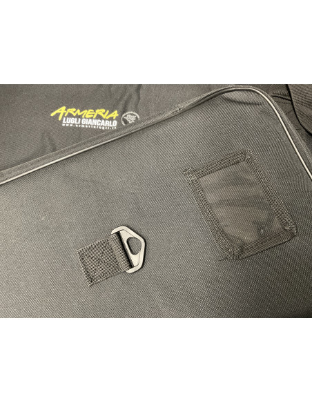 DV BORSA TATTICA PER FUCILE ARMERIA LUGLI B120 NERA cm110 con 4 tasche porta oggetti