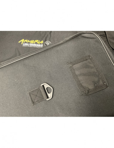 DV BORSA PER FUCILE ARMERIA LUGLI B130 NERA 130cm COD: DV-B130B FODERI TATTICI  BORSA CON 4 TASCHE LATERALI PORTA OGGETTI
