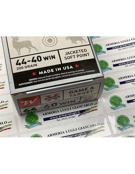 CARTUCCE MUNIZIONI WINCHESTER munizioni cal.44-40 Win POWER POINT 200gr  CX4440