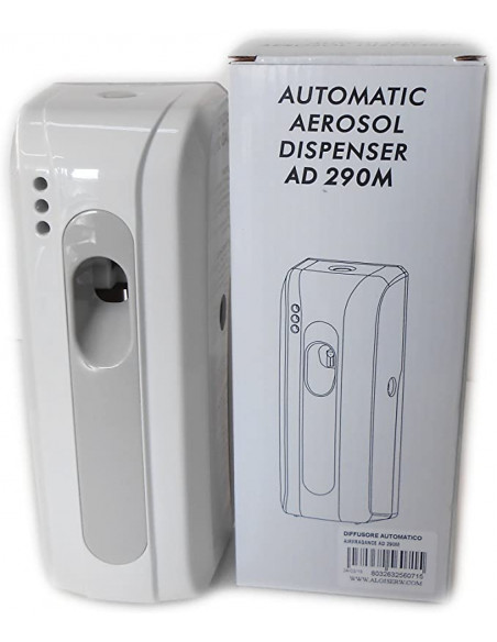 Dispenser Temporizzatore Automatico Aerosol AD 290M l'insetticida ECOSPRAY VEBI aerosol mosche zanzare.