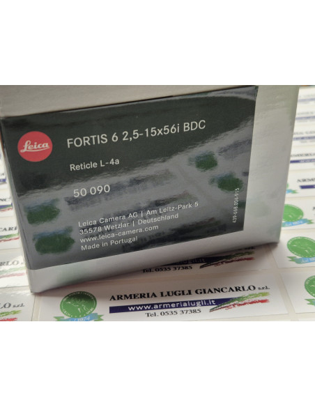 Ottica Leica Fortis 6 2.5-15x56i (L-4a with BDC) Codice prodotto 50090 2355€