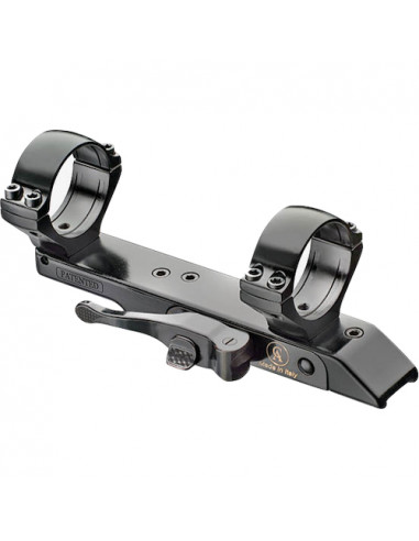ATTACCO PER ARMI UNICO E RAPITO CONTESSA – SB01-SP02 – SIMPLE BLACK LR WITH RINGS STD 30 MM ALTEZZA5 mm