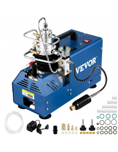 Vevor Compressore Elettrico ad Alta Pressione 1800W Pompa ad Aria armi pcp a Modo di Arresto Automatico 220V 300 Bar
