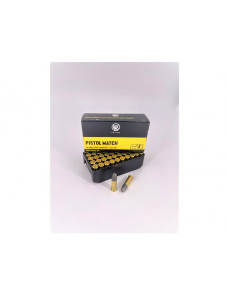 Cartucce Munizioni calibro 22 lr  40 grani 2,6 g top grade pistol ammunition 50 pezzi