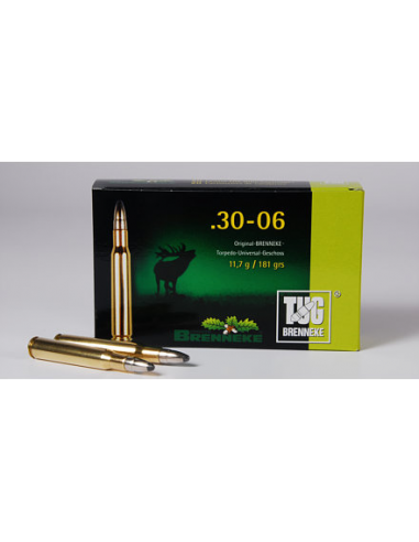 Colpi Munizioni Brenneke calibro 30 R Blaser palla tug 181 gr 11,7 g