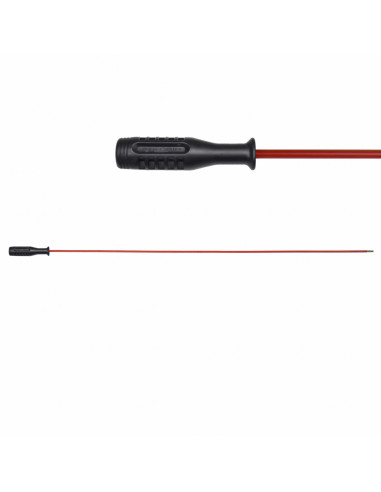 Bacchetta 1pz in acciaio ricoperto pvc (art. 96A/5) per Carabina 110 cm lunga calibri 30 -308 270 30-06