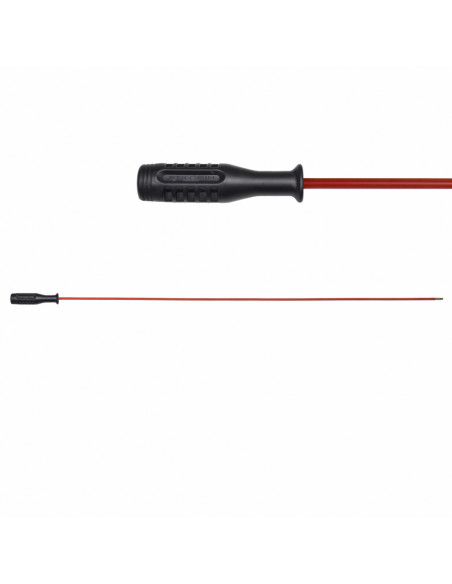 Bacchetta 1pz in acciaio ricoperto pvc (art. 96A/5) per Carabina 110 cm lunga calibri 30 -308 270 30-06