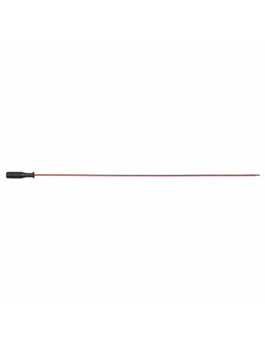 Bacchetta 1pz in acciaio ricoperto pvc (art. 96A/5) per Carabina 110 cm lunga calibri 30 -308 270 30-06