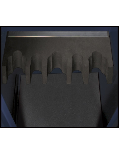 CASSAFORTE VIRO Armadio Porta Fucili 5/7 posti con tesoretto. Chiusura a chiave con doppia mandata COLORE BLU Cod.4492TL
