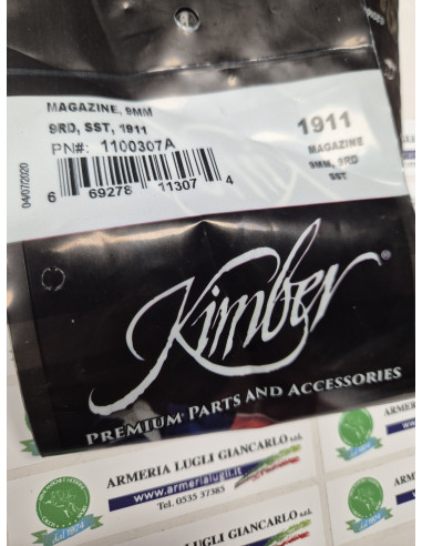 Caricatore per pistola Kimber 1911 calibro 9x21 9x19 codcie 1100307A