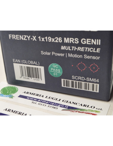Vector Optics punto rosso red dot Frenzy-X 1x19x26 MRS GenII Solar Power Multi-Reticle Item No :SCRD-SM64