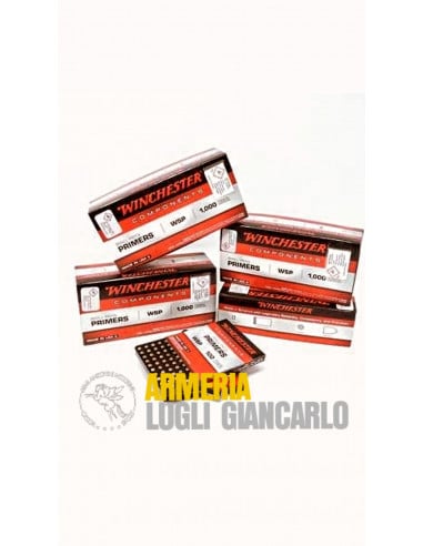 Offerta WINCHESTER INNESCHI – SMALL PISTOL PRIMERS REGULAR WSP 5000 5 confezioni inneschi ricarica pistola Winchester