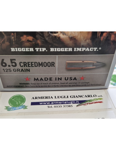 Cartucce Munizioni Winchester calibro 6,5 Creedmoor 125 grani 20 colpi