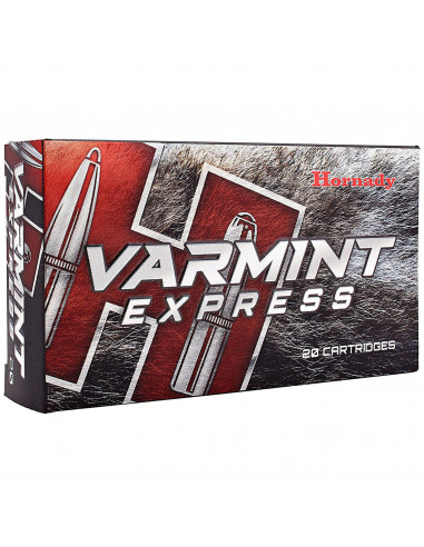 CARTUCCE MUNIZIONI HORNADY CARTUCCIA PALLA V-MAX CALIBRO 22-250 REM 55 GRANI V-MAX CODICE 8337