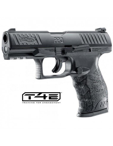 MARCATORE UMAREX T4E WALTHER PPQ CAL.43 CO2 SCARRELLANTE BLACK 7,5J PISTOLE DA DIFESA Wishlist Difesa personale libera vendita