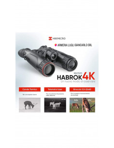 BINOCOLO HIKMICRO Habrok 4K Binocolo Termico Hikmicro Habrok 4K HE25L 5.5-22X60 Codice HE25L 5.5-22X60