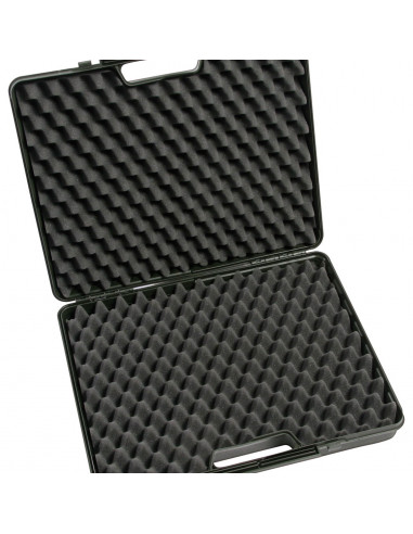 Valigia in plastica rigida per armi interno universale in spugna bugnata VALIGIA PER OGNI ESIGENZA Interno mm 465x370x105