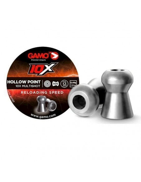 PIOMBINI HOLLOW POINT 10X CAL.4,5MM (.177) GAMO PIOMBINI 4,5mm Wishlist