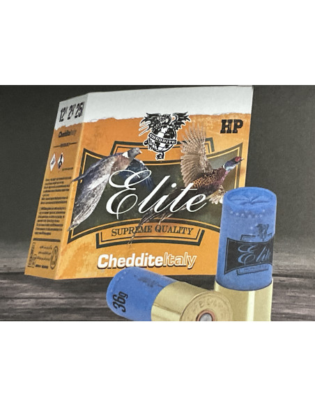 Cartucce Cheddite ELITE HP calibro 12 gr.36 piombo 6 -5-4 speciale colombaccio