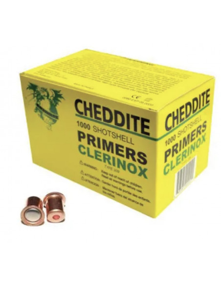 Inneschi Cheddite Clerinox CX50 calibro 8 - 36 - 410 - 32 pezzi 1500 Confezione industriale da 1.500 inneschi