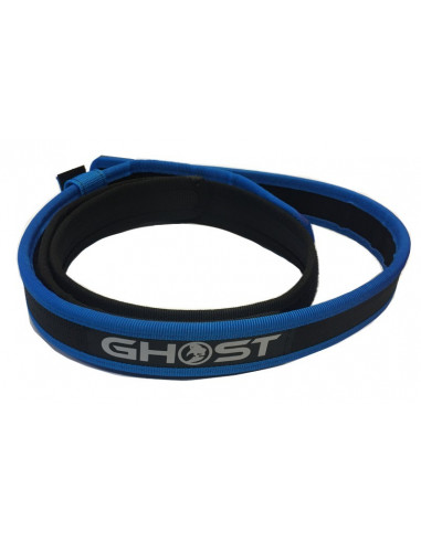 Ghost cinturone da tiro rigido con sottocintura blu 120 cm SGBLT120BL