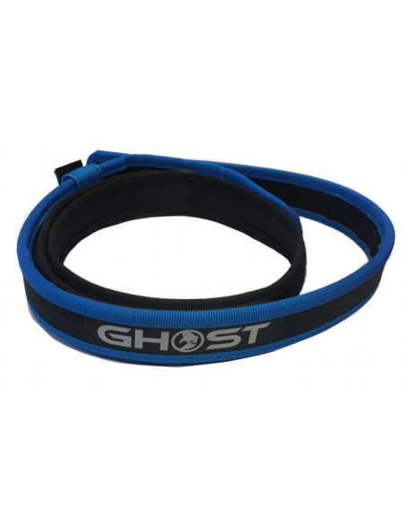 Ghost cinturone da tiro rigido con sottocintura blu 120 cm SGBLT120BL