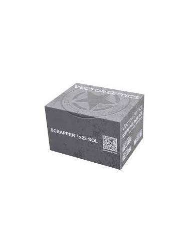 Red dot punto rosso Vector Optics Scrapper 1x22 Solar Power Multi Reticle Red Dot Sight Item No :SCRD-SM45