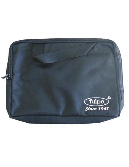 BORSA PORTA PISTOLA IN CORDURA NERA SACCHE/BORSE Fulpa codice ic99/2 -2 TASCHE INTERNE DA 22cm x 12cm