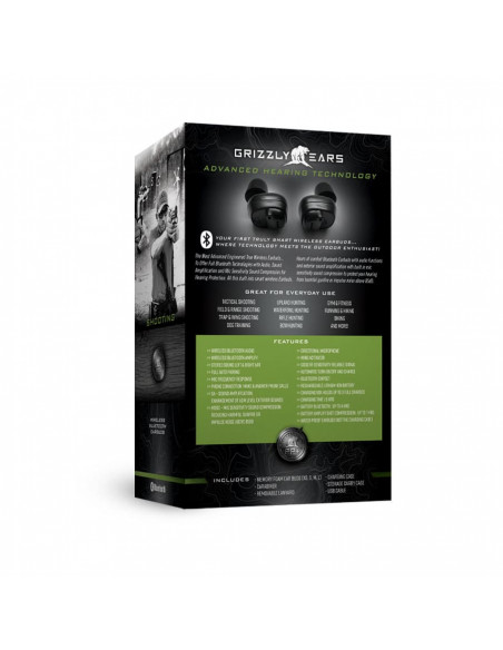 Le più avanzate cuffie wireless per uso esterno.GRIZZLY EARS GE46 Predator Pro+