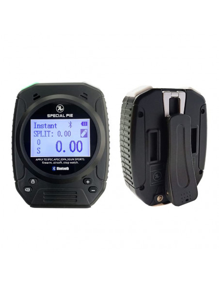 SPECIAL PIE Timer di tiro per tiro, IPSC Shot, USPSA, APSC, IDPA timer TIMER – M1A2-FW FIREARM SHOT TIMER – NERO