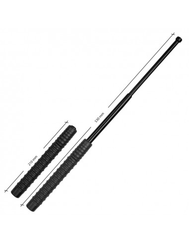 Bastone tonfa  estensibile 21 / 530 mm Codice EX-B21 lunghezza  21 pollici 530 mm DIFESA PERSONALE