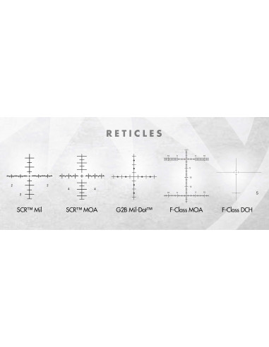 OTTICA BURRIS XTR II 8-40 x 50mm 34mm Tube | Real Focal Plane | F-CLASS DCH  OTTICA DA TIRO CODICE 201081  RETICOLO F- CLASS DCH