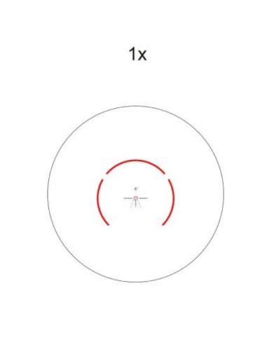 Ottica per m4 ar 15 battura VECTOR Optics CONSTANTINE 1-8x24 RAR Riflescope FFP Illuminato cod.SCFF-60