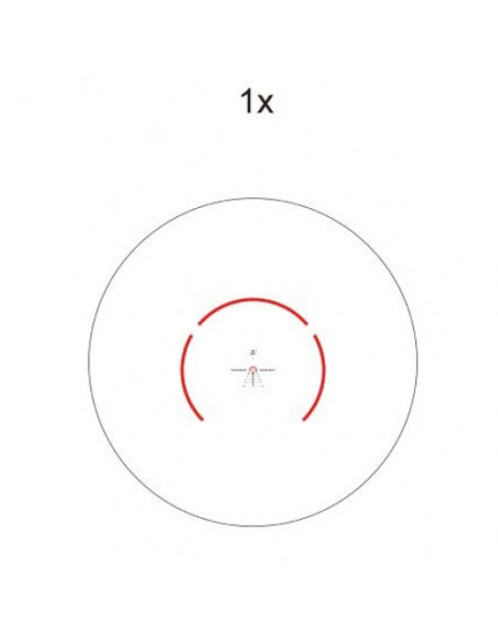 Ottica per m4 ar 15 battura VECTOR Optics CONSTANTINE 1-8x24 RAR Riflescope FFP Illuminato cod.SCFF-60