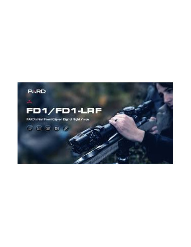 Ottica notturna Visore notturno Pard Clip-on frontale FD1-LRF 850nm Con telemetro.