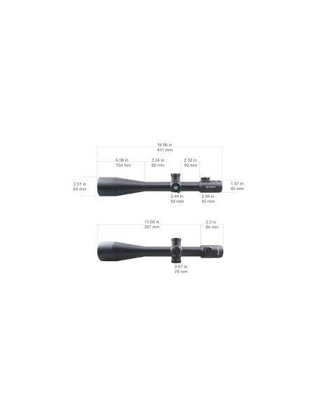 Ottica Vector Optics Minotaur Gen ll MFL SCOL-40 12-60x60 Precision Rifle Scope 34 tubo 1/8 MOA