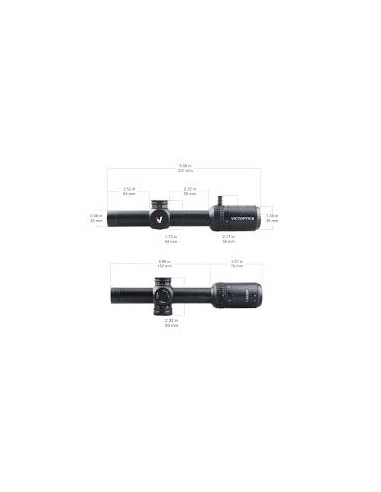 ZOD 1-4-x20 IR BLACK VICTOPTICS OPTIC (VCT-OPSL21) OPTICS AND RINGS