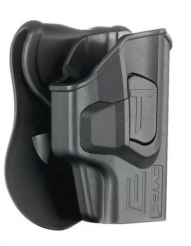 Fondina per pistola in polimero e con pulsante sgancio Cytac pistola Springfield  xd s codice cy-xdsg3 destra