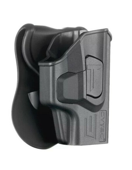 Fondina per pistola in polimero e con pulsante sgancio Cytac pistola Springfield  xd s codice cy-xdsg3 destra